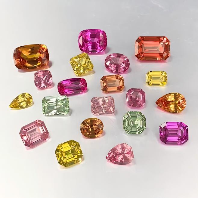 Fiona Recomend Nature Crystal, Lab‑Created Gemstones, Moissanite, Jewelry