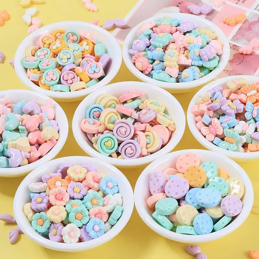 Fiona Recomend[Charms with Holes] Flower Charms, Flower Charms Pins with Holes, Flower Charms for DIY, for Birthday Party Gifts Boy Girls Charms. Confirm Style