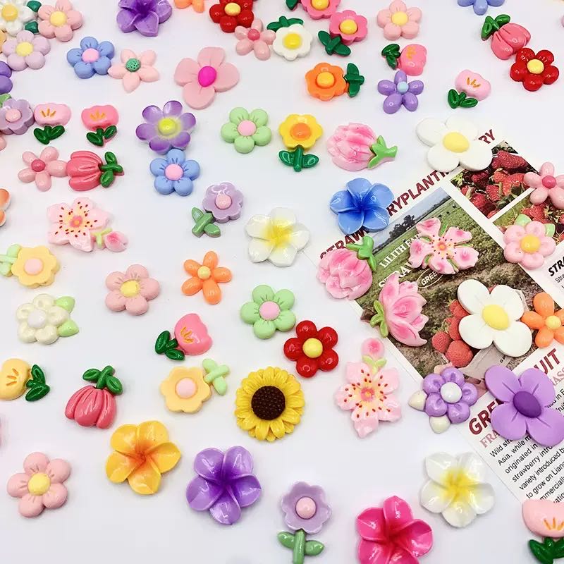 Fiona Recomend[Charms with Holes] Flower Charms, Flower Charms Pins with Holes, Flower Charms for DIY, for Birthday Party Gifts Boy Girls Charms. Confirm Style