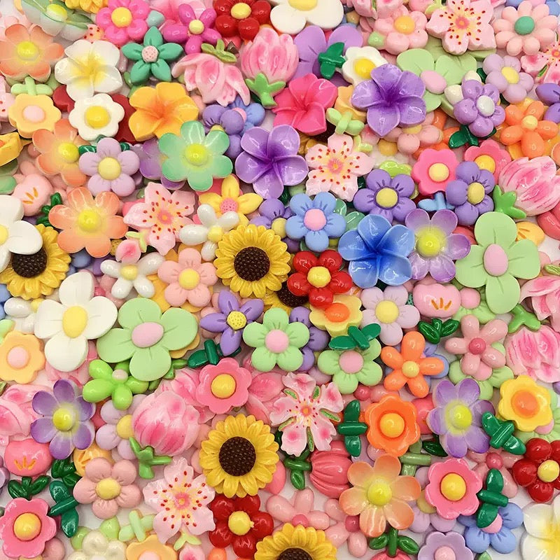 Fiona Recomend[Charms with Holes] Flower Charms, Flower Charms Pins with Holes, Flower Charms for DIY, for Birthday Party Gifts Boy Girls Charms. Confirm Style