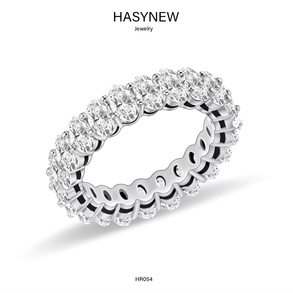 Luxury Moissanite Eternity Band HR054